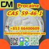 CAS 59-46-1 Procaine China factory supply lower price high p